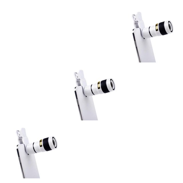 Sidaley Phone Telescopic Camera 8X Outdoor Birdwatching External Long Telephoto Travel Backpacking Clip Smartphone Lens Focal Type1 NO1
