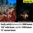 thumbnail image 3 of Luz subacuática SeaLife Sea Dragon 3000SF de doble haz, 3 of 7