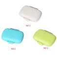 thumbnail image 3 of Wheat Straw Portable Plastic Pill Storage Portable pill box Wheat Box 8 Grid Mini Vitamins Organizer Medicine Containers, 3 of 8