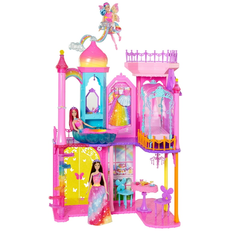 Barbie Doll House Playset, Multicolor