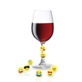 thumbnail image 2 of Marcadores de Copas Vin Bouquet Forma Emoji FIA148, 2 of 3