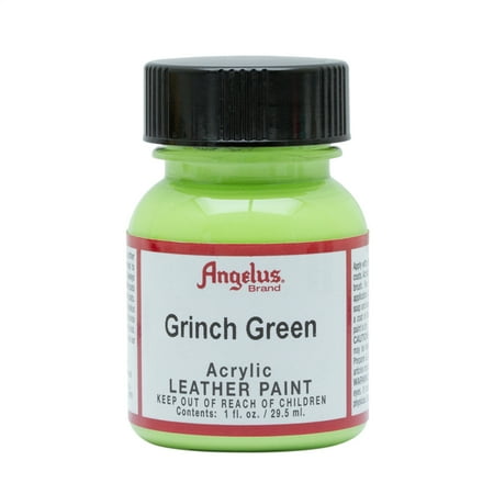 UPC: 0086366712634 | Angelus® Acrylic Leather Paint  1 oz.  Grinch Green