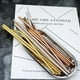 thumbnail image 5 of 10 piezas de reutilizables de material acero inoxidable de metal curvo dorado, 5 of 9