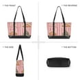 thumbnail image 6 of FORMRS Canvas Laptop Tote Bag for Women with 15.6" Computer Compartments Shoulder Handbag, Gingerbread Houses, 6 of 7