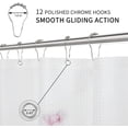 thumbnail image 2 of Marble Shower Curtain for Bathroom Modern Decorative Shower Curtain Set with Hooks Rio Red and White Shower Curtains Rose Red Waffle Shower Curtain for Women Hotel Water Repellent 72x72, 2 of 6