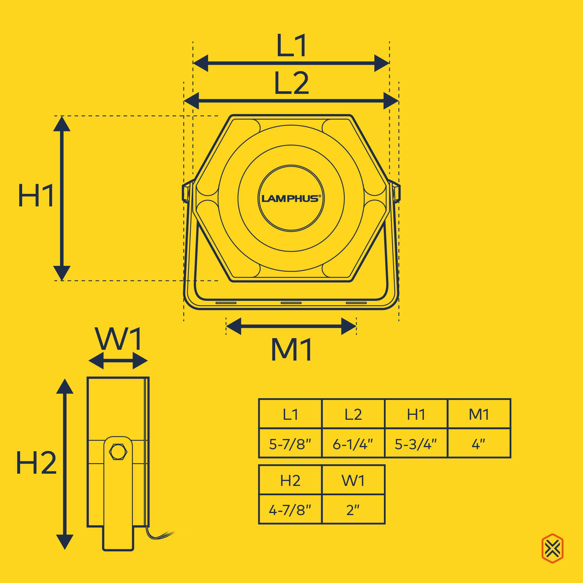 LAMPHUS SoundAlert Siren & Slim Speaker PA System [100W] [6 Modes 