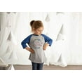 thumbnail image 5 of 7 ate 9 Apparel Youth Hello Spring Blue Raglan, 5 of 6