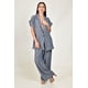 thumbnail image 4 of Conjunto rayado manga corta Roman Fashion /Juvenil, 807 (Azul marino) azul marino EG, 4 of 5