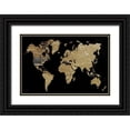 thumbnail image 1 of Sophie 6 32x23 Black Ornate Wood Framed with Double Matting Museum Art Print Titled - America in the World, 1 of 4