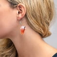 thumbnail image 5 of Deeceymbur Funny Exaggerated Fruit Tea Lemon Theme Earrings Resin Crystal Tassel Dangle for Women Party Club Costume Accessories Eye Catching Fashion, 5 of 5
