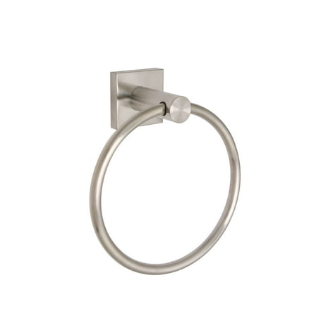 Huntington Brass Emory Towel Ring， Satin Nickel PVD