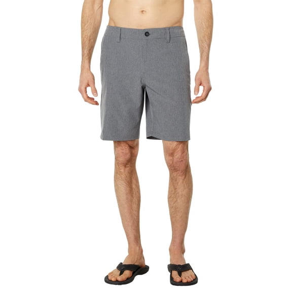 O'Neill Men's Reserve Heather 19" Hybrid Shorts, Grey