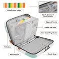 thumbnail image 4 of Haosy Accordion File Organizer Zipper Binder 500 Sheet 6-Tab Expanding File Folder Multi-Pocket 1.2 Inch 3 Ring Cartoon Cars and Tree, 4 of 7