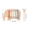 thumbnail image 2 of GOOHOCHY 2Pcs Multi Colored Wooden Percussion Instruments For Kids Travel And Party Use, 2 of 8
