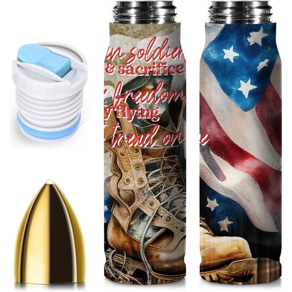 17oz Stainless Steel Tumbler Bullet Bottle Gifts for Dad Husband from Daughter Son Wife Gifts for Anniversary