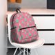 thumbnail image 5 of Balery Pastel Christmas Trees on Pink Mochila para Mujeres y Hombres, Mochila Ligera Casual para Viajes, Mochila Clásica Básica para la Universidad, 5 of 6