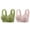 #1_Red, variant on Save On 2 Packs Floral Bras for Women Front Buckle Brassiere Full Coverage Shelf Support Push-Up Bra Everyday Wirefree Comfortable Support Underwear Plus Size Lounge Brassiere