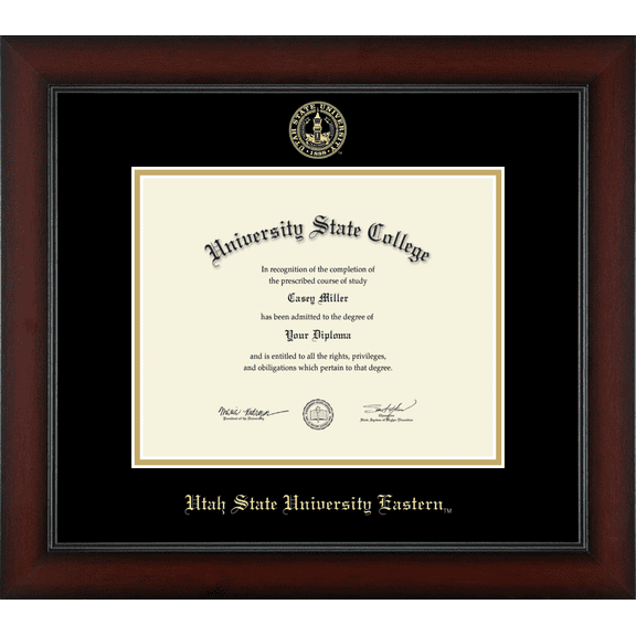 Utah State University Eastern Diploma Frame, Document Size 10" x 8"