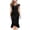 Black, variant on Women's Off Shoulder V-Neck Ruffle Pleat Waist Bodycon Evening Slit Formal Dress, Formal Wedding Guest Dress, Mother of The Bride Dresses(Green,XXL)