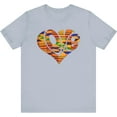 thumbnail image 2 of Kente Love Heart T-Shirt &ndash; African Heritage Pride Tee for Men & Women &ndash; Black History & Cultural Fashion, 2 of 51