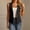 *Black, variant on ClodeEU Women's Open Front Sleeveless Dress Vest,Casual Button Down Waistcoat Jacket Black,Women's Plus L