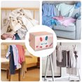 thumbnail image 3 of olkpmnmk Clearance Sale!Throw Blanket Home Decor,Large Capacity Clothes Storage Bag Organizer with Fabric for Comforters,Bedroom Decor, 3 of 5