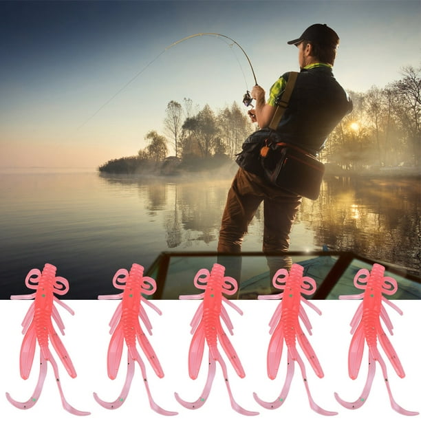 10Pcs Lures, 6.2cm Soft Plastic Fishing Baits, Fishing Soft Lures Sturdy  And Durable Fish Tackle Accessory For River Fishing, Ocean Boat Fishing 