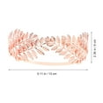 thumbnail image 2 of LOLIPPYY Bride Accessories Crown Headband Rose Gold Hair Accessory for Wedding 1Pcs, 2 of 7