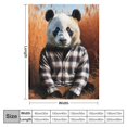 thumbnail image 4 of Orinice Panda Bear Warm Lightweight Blanket Soft Fleece Blankets for All Seasons - Perfect Gift for Mother's Day 40x50in, 4 of 6