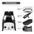 thumbnail image 4 of Goofa Cat Meow Pattern Comfortable Student Backpack - Ergonomic Design, Durable, Water-Resistant, Multi-Compartment,Travel, and Outdoor Activities, 4 of 5
