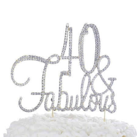 Ella Celebration 40 Fabulous Cake Topper For 40th Birthday Party