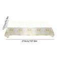thumbnail image 3 of 100Fens Fall Thanksgiving Party Supplies Disposable Tablecloths Plastic Tablecloths for Fall Party Decorations and Thanksgiving Party Decorations 1 Pack 87 X 51in, 3 of 6