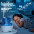 thumbnail image 6 of Homasy 2.2L humidifier, 28dB Whisper-Quiet Cool Mist Humidifier with Auto Shut-off, Smart Sensor, up to 24 hours, Air Humidifier for bedroom Sleeping, Home Office - Blue, 6 of 6
