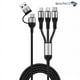 thumbnail image 1 of Cable de carga múltiple USB C Innotech 100W 3 en 1 con Conectores Tipo C/Micro, 1 of 7