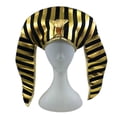 thumbnail image 2 of Egyptian Pharaoh Costume Pharaoh Hat King Headpiece Gold-Plated Cobra King for Dress Up Party Suppl, 2 of 5