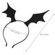 thumbnail image 2 of 3 diademas de Halloween, diadema de murciélago, alas de murciélago negras, pinza para el cabello, 2 of 8