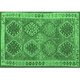 thumbnail image 1 of Ahgly Company Indoor Rectangle Oriental Emerald Green Traditional Area Rugs, 3' x 5', 1 of 4