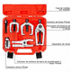 thumbnail image 3 of Extractor Rotula Kit Herramienta Suspension Reparacion Auto, Plata/Rojo, 3 of 5