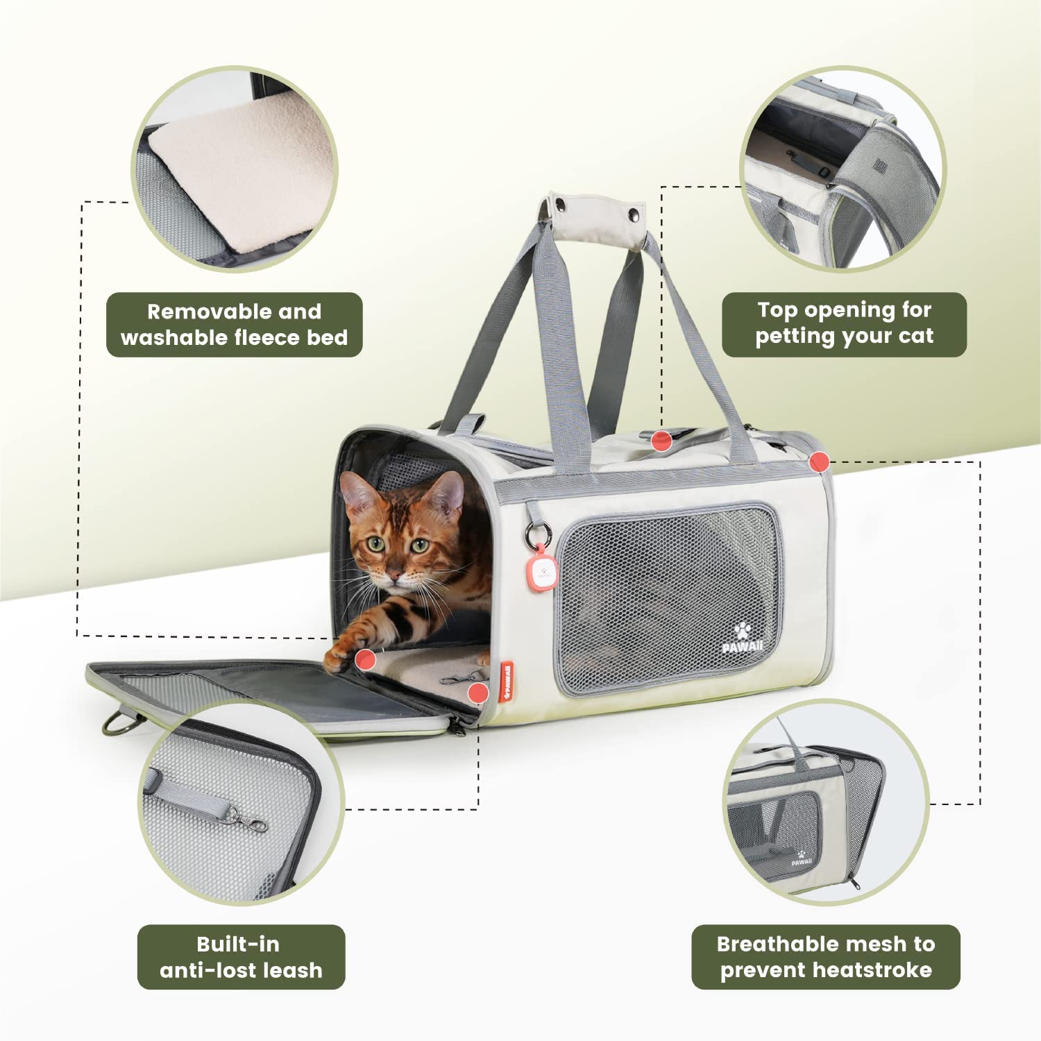 TSA Airline Approved   with QR Code ID , Soft Sided Foldable Travel Bag