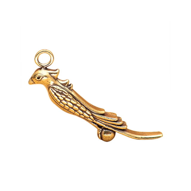 keepw Brass Bird Keychain Small Animal Modeling Hanging Decor Keyholder Pendant Fashion Accessory Bags Pendants Keys Decorations