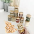thumbnail image 4 of 60PCS Mini Wooden Spoons Small Bath Salt Spoon Candy Spoon Baby Spoon for Spice Jars Seasoning Honey Coffee, 4 of 6