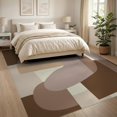 thumbnail image 3 of ODIKA 8'x10' Washable Area Rug Non-Shedding, Easy Care, Brushstroke Asymmetric Blocks Large Watercolor Abstract Neutral Beige Playful for King Size Bedroom Under Bed, Master Suite, 3 of 7