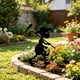 thumbnail image 1 of Metal Garden Stake Decoration Black Iron Ground Insert for Outdoor Yard Fence Courtyard Farm Flower Bed Weather Resistant, 1 of 6
