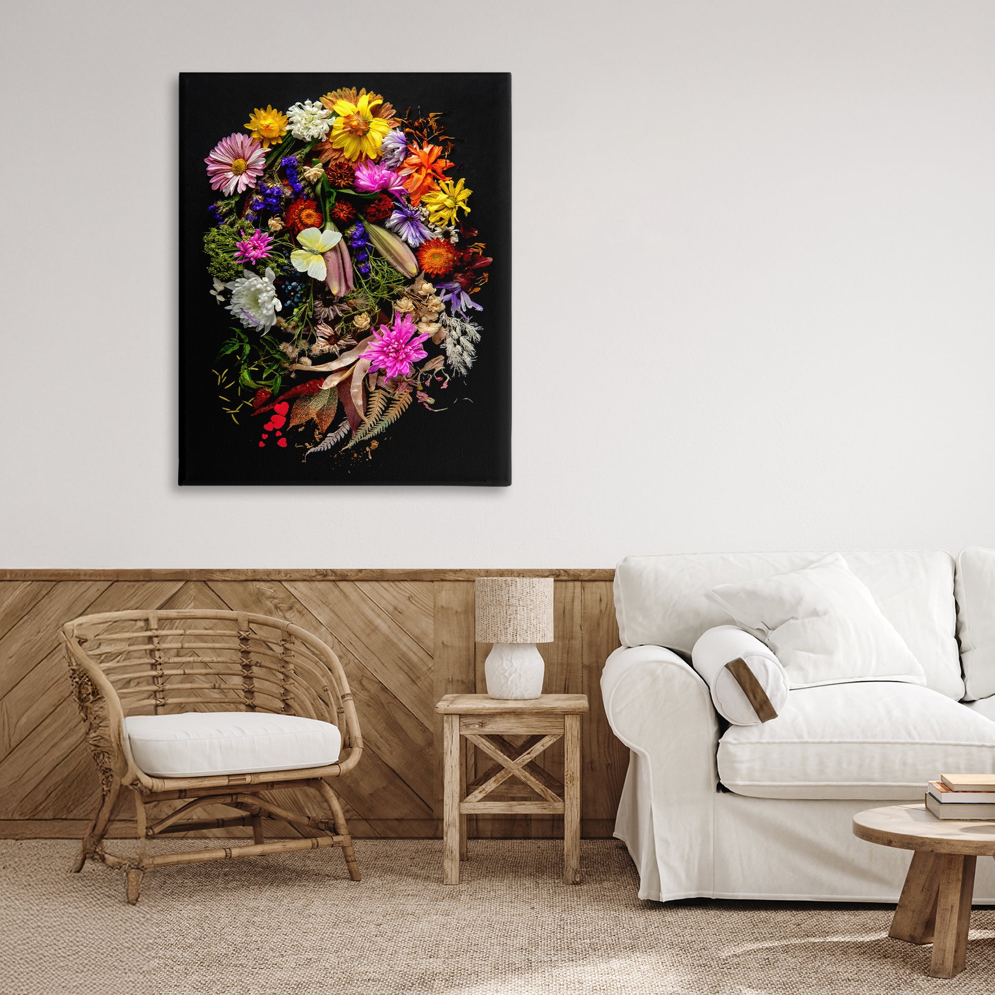 Stupell Industries November Flower Arrangement Canvas Wall Art, design by Carl Kravats