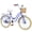 Purple, variant on 20 Inch Girls Bike for Kids Ages 7-10, Kids Pedal Bicycle with Front Basket, No Training Wheels, Carbon Steel Frame, Multiple Colors for Outdoor Riding