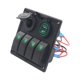 thumbnail image 4 of Panel de interruptores LED verde de 4 unidades con 5V 4.8A Dual, 4 of 4