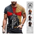 thumbnail image 2 of Camiseta De Manga Corta Con Estampado De Cruces Para Hombre, 2 of 3