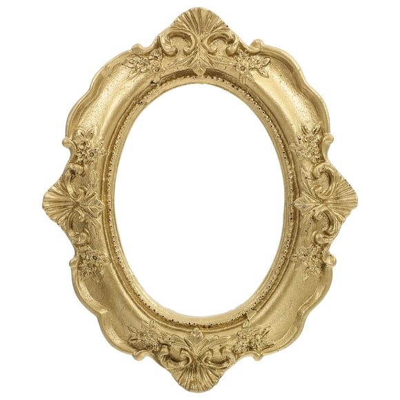 Delicate Gypsum Photo Frame Embossed Picture Frame Unique Picture Frame Craft Photo Frame Prop