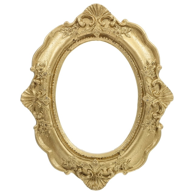 Delicate Gypsum Photo Frame Embossed Picture Frame Unique Picture Frame Craft Photo Frame Prop