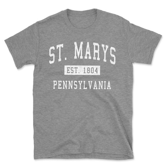 St. Marys Pennsylvania Classic Established Men's Cotton T-Shirt